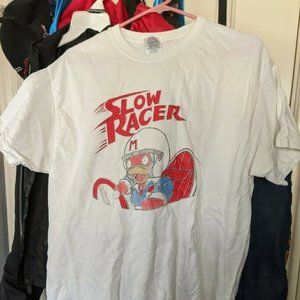 Pokemon Slowpoke Speed Racer T-Shirt Size LARGE